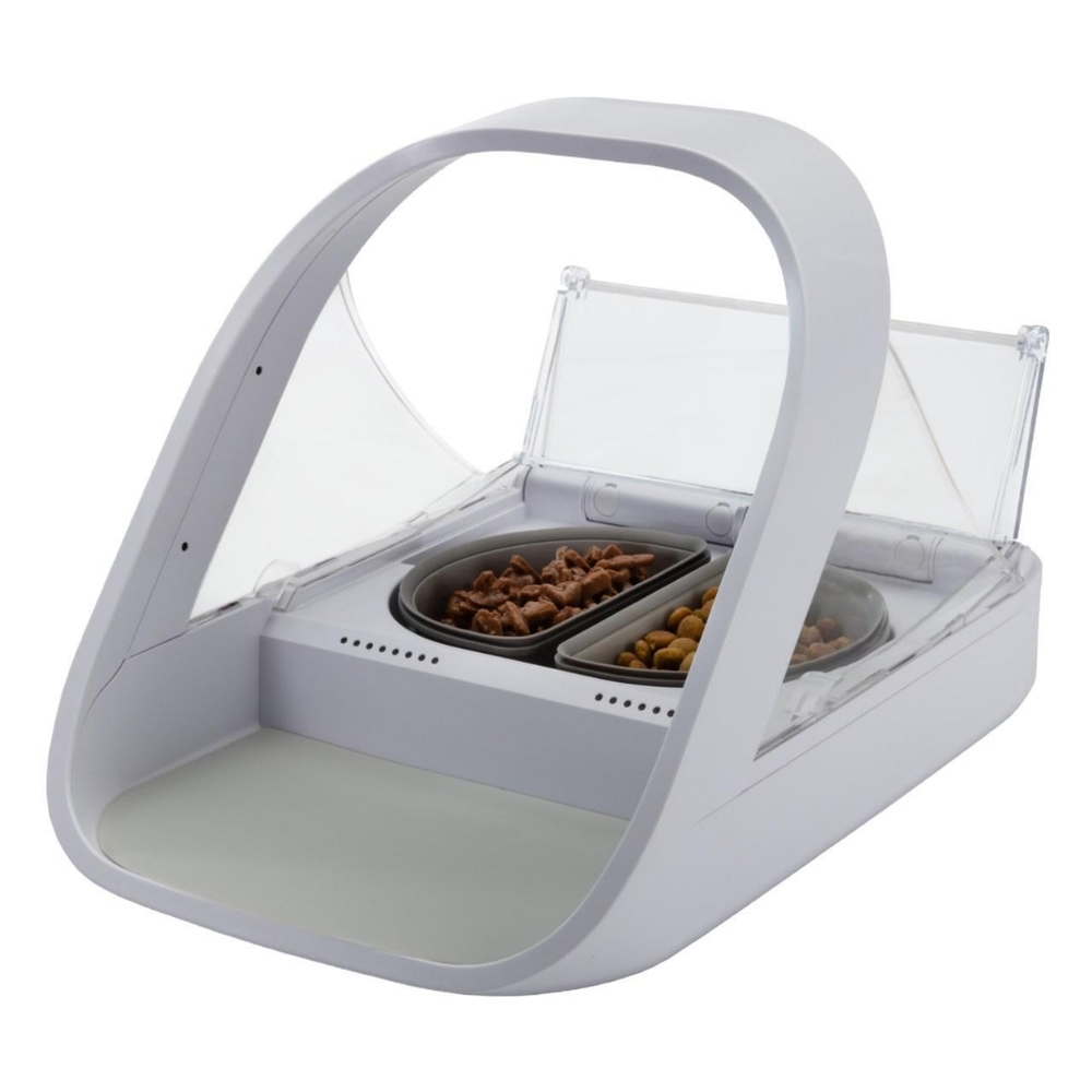 Sure pet wifi and microchip enabled smart feeder